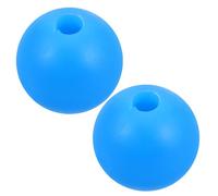 minkissy 2pcs Blue Rubber Tuning Fork Holder Round Silicone Base, Universal Meditation Tool and Music Tuning Accessories for Healing Frequency Therapy