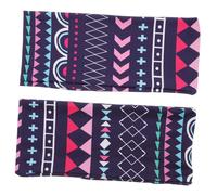 minkissy 2pcs Breathable Sports Headband Yoga Hair Band Elastic Broadside Design
