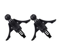 minkissy 2pcs Car Vent Phone Mount with 17mm Ball Head Rotatable Clamp for Circular Air Outlet, Universal Auto Air Vent Clip Holder Compatible with Smartphones for Driving Use