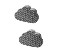 minkissy 2pcs Cloud Shaped Glass Squeegee Silicone Water Wiper for Bathroom Mirror Cleaning Supple Absorbent Scrubber Home Washing Tool