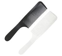minkissy 2pcs Curved Barber Clipper Comb for Men's Hair Styling Hairdressing Tool Anti-static Barber Comb