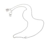 minkissy 2Pcs Delicate Sweater Chains with Key and House Charms Zine Alloy Necklaces for Women Elegant Costume Accessories for Housewarming and Parties