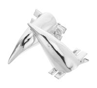 minkissy 2pcs Devil Horn Hairpins for Women, Alloy Silver Hair Clips with Realistic 3d Horn Design, Secure Fit and Maintains Original Shape, for Halloween Role-play Parties and Cosplay
