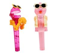 minkissy 2pcs Dinosaur Shaped Lollipop Holder Robot for Creative Design Sweet Treat Storage for Parties and Collectors Fun Interactive Play Experience