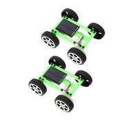 minkissy 2Pcs DIY Solar Car Stem Science Kit for Powered Vehicle Assembly Educational Science Projects Enhance Skills