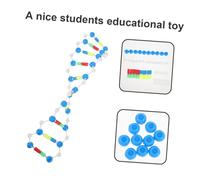 minkissy 2pcs Dna Model Double Helix Structure Model for Science Teaching Molecular Kit for Students Dna Learning Kit for Biology Class