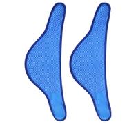 minkissy 2pcs Dog Cooling Scarf Set for Medium Dogs - Adjustable Ice Neck Wraps in Ocean Blue Grass Green, Breathable Cooling Bandanas for Summer Outdoor Walks and Overheating Prevention