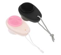 minkissy 2pcs Double-sided Face Scrub Brush Manual Cleansing Tool for Deep Cleaning Gentle Exfoliation Soft for All Skin Types for Daily Face Wash and Makeup Removal