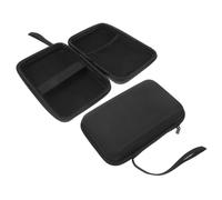 minkissy 2pcs Ensure for Diabetics Diabetes Testing Kit Storage Bag Portable Hard Drive Case Electronics Carrying Pouch Zipper Travel Case Black