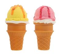 minkissy 2pcs Fake Ice Cream Balls Realistic Dessert Model for Photography Staging Displays Vibrant Colors Design for Year Use Home Shops