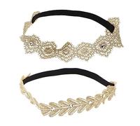 minkissy 2pcs Flower Headband Boy Girl Cloth Hairband Leaves Headdress Girls Hair Accessories for Festivals Holidays Celebrations