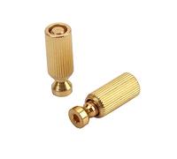 minkissy 2pcs Gold Tremolo Bridge Studs Anchors for Electric Guitar Durable Replacement Parts for Bass Guitar Performance