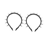 minkissy 2pcs Gothic Spiked Headband for Women Steampunk Punk Hair Accessories Unique Costume Headpiece for Themed Parties Baroque Balls and Halloween Cosplay Events