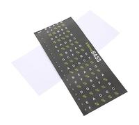 minkissy 2pcs Guitar Fretboard Scale Stickers Bright Clear Note Decals for Classical Acoustic Electric Guitar Bass Reusable Material Easy to Peel Off No Residue