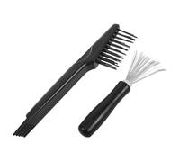 minkissy 2pcs Hair Brush Cleaning Tools Mini Cleansing Comb Wire Hairbrush Cleaner for Removing Dust Home Salon Use Grooves Cleaning Brush Hairbrush Dust