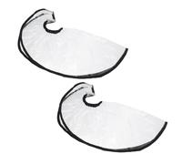 minkissy 2pcs Hair Care Funnel for Upright Washing Comfortable Hair Treatment Tool for Elderly and Disabled Black