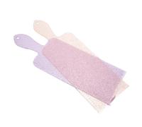 minkissy 2pcs Hair Coloring Highlighting Paddles for Salon and Home Use Durable Hairdressing Boards for Even Dye Application Professional Hair Color Tools in Flash Purple and Light Pink
