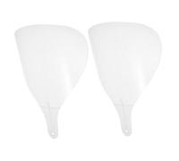 minkissy 2pcs Hair Mask Face Visor Spray Shield Barbershop Face Cover Hairspray Facial