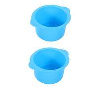 minkissy 2pcs Hair Removal Wax Warmer Bowl Silicone Replacement Bowl for Easy Waxing High-temperature Resistant for Home Use and Professional Waxing Sessions