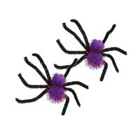 minkissy 2pcs Halloween Spider Hair Clips Decorative Barrettes for Women and Girls for Costume Parties and Masquerades Adds Spooky Style to Any