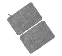 minkissy 2pcs Heat Insulation Sauna Seat Mat Portable Water Absorbent Felt Cushion for Bathroom Steam Room Thickened Soft Sauna Pad for Home and Commercial Use
