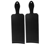 minkissy 2pcs Highlight Comb Face Mask Plastic Hair Coloring Board for Hairdresser Bangs Mask Professional Hair Tint Dyeing Tool Large Wide Board for Hairdressing Styling