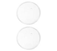 minkissy 2pcs Inch Plastic Pressure Gauge Replacement Cover with Protective Jacket for Oil Gauge and Pool Psi Meter, Ensuring Outdoor Reliability and Visibility