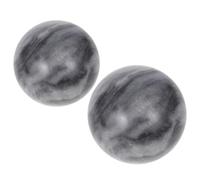 minkissy 2pcs Jade Fitness Handball for Exercise Chinese Meditation Balls Massage Tools for Hand Therapy of Jade Ball