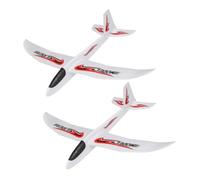 minkissy 2pcs Large Foam Hand Throw Airplane Creative Glider Planes for Outdoor Play Safe Material Enhances Hand Eye Coordination for Boys