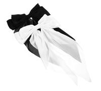 minkissy 2pcs Large Satin Hair Bows for Women and Big Bow Hair Clips with Ribbon Design for Parties and Daily Wear