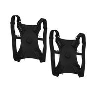 minkissy 2Pcs Leather Sword Sheath Backpack with Adjustable Dual Shoulder Straps for and Adults, Universal Twin Sword Carry Case for Fencing Gear, Cosplay, and Outdoor Travel