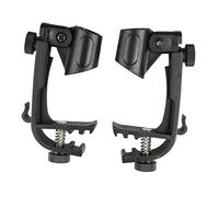 minkissy 2pcs Microphone Clips Shockproof Mount Holders for Musical Instruments Portable Microphone Holder for Easy Installation and Secure Use