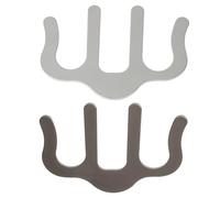 minkissy 2pcs Music Page Holder Clips for Piano and Guitar, Large Universal Metal Score Clips with Strong Spring, Black and White Music Book Paper Holders for Musicians Color Assorted style
