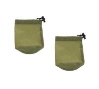 minkissy 2pcs Nylon Compression Stuff Sack Storage Bag for Emergency Raincoats Lightweight Travel Organizer for Camping and Hiking Easy to Carry and Keep Gear Dry