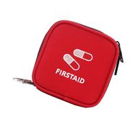 minkissy 2pcs Outdoor Emergency Storage Bag Portable Travel Pouch for Camping and Capacity for Family Emergencies and Outdoor Activities Red