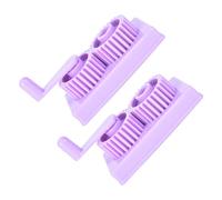 minkissy 2pcs Paper Quilling Tool Set Plastic Wave Pattern Paper Rolling Tool for DIY Crafts Scrapbooking Origami and Festival Art Projects