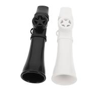 minkissy 2pcs Plastic Kazoos Musical Instrument Set with Unique Resonance Principle, Stylish Design, Beginner-friendly for Music Performances and Family Gatherings