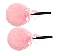 minkissy 2pcs Powder Puff for Face Makeup Soft Velour Makeup Puff for Loose Powder Skin-friendly Easy to Clean for Professional Personal Use