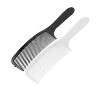 minkissy 2pcs Professional Curved Styling Comb for Men Flat Top Comb Set Hair Clipper for Hair Styling and Cutting