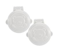 minkissy 2pcs Push Button Safety Lock Cover for Car Washing Machine Boy Girl Security Lock Prevents Accidental Operation