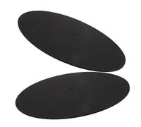 minkissy 2pcs Record Pad Felt Mat for Turntable Record Player Turntable Mat Protective Pad and Home Audio Setup