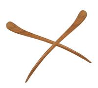 minkissy 2pcs Retro Simple Wooden Hairpin Diy Hair Clip for Women Vintage Hair Stick for Wedding Guest Accessories