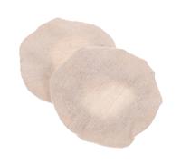 minkissy 2pcs Reusable Household Jar Cloth Lids for Kitchen Storage, Glass Bottle Covers for Dried Fruit and Candy Jars, Replacement Fabric Caps Color Variations