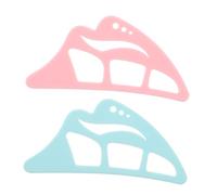 minkissy 2pcs Reusable Silicone Eyeliner Stencils Guide for Cat Eye Winged Looks Eyeliner Aid Tool Applicator Portable Travel-friendly Eye Makeup