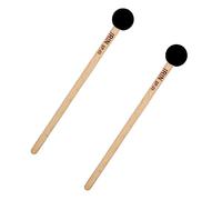 minkissy 2pcs Rubber Head Drum Mallet Lightweight Beech Handle for Beginners for Jazz Drums Singing Bowls and Percussion Instruments