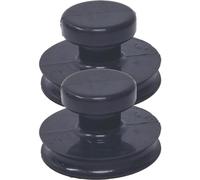 minkissy 2Pcs Rubber Suction Cup Handles for Sound Bowls Durable and Strong Load Bearing Easy to Install for Tibetan Singing Bowl Meditation and for Buddhism Enthusiasts