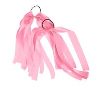 minkissy 2pcs Satin Bow Hair Ties Cute Ponytail Holders for Women and Girls Soft and Elastic Ribbon Bows for Stylish Hairstyles Hair Accessories for Sweet Looks