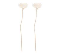 minkissy 2pcs Scented Floral Reed Diffuser Sticks for Home and Office Fragrance Diffusion, Made of Paper and Rattan, Easy to Use Decorative Oil Diffuser Accessories for Hotel and Indoor Use