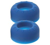 minkissy 2pcs Silicone Baseball Bat Grip Knob Rings Lightweight Non-slip Choke up Accessories for Precise Hand Positioning Compatible with Multiple Bat Models