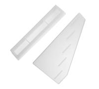 minkissy 2pcs Silicone DIY Epoxy Resin Lipstick Storage Rack Mold with One Compartment and Five-Layer Side Panel, Crystal Drip Mold for Jewelry Craft and Home Organization